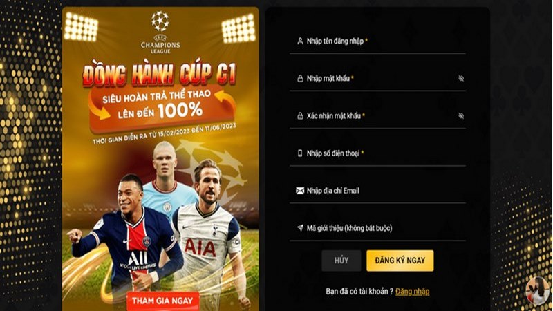 Đăng ký 888B là bước quan trọng nhất để anh em trở thành thành viên chính thức